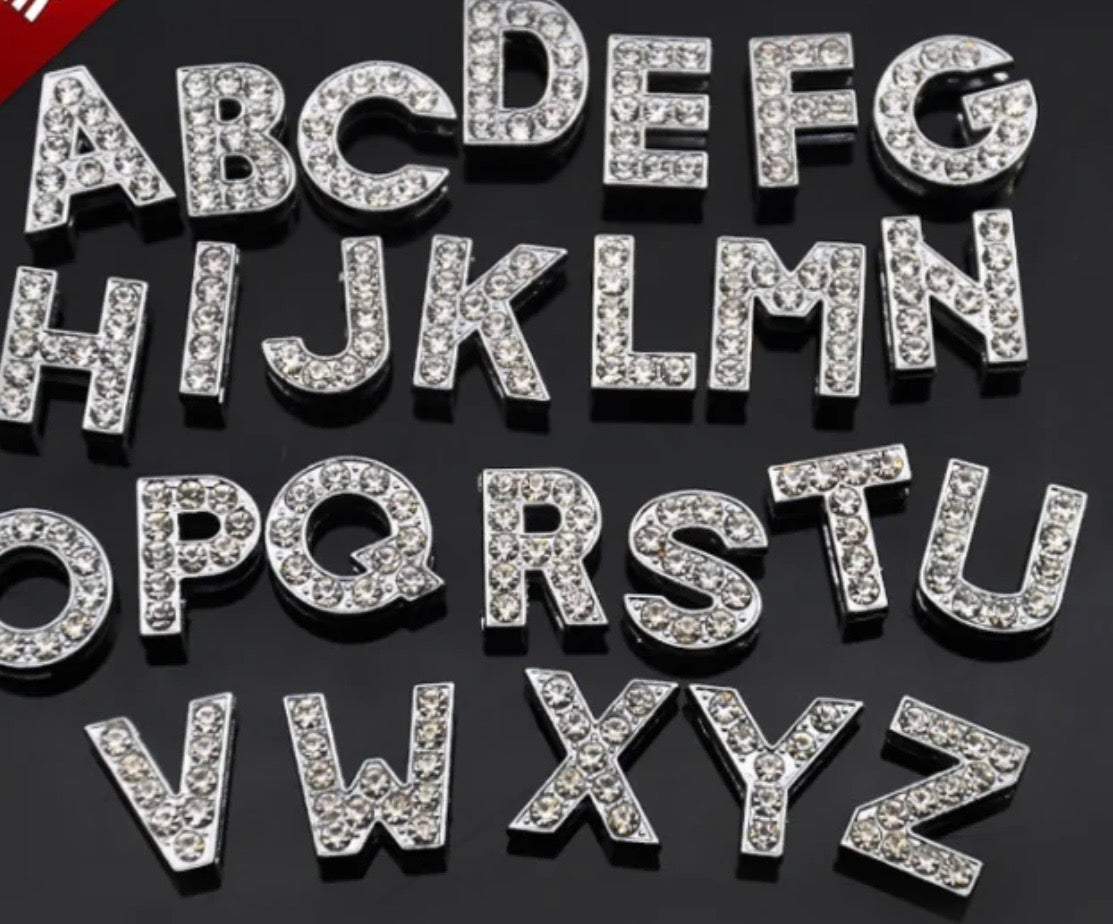 Silver Letter Charms